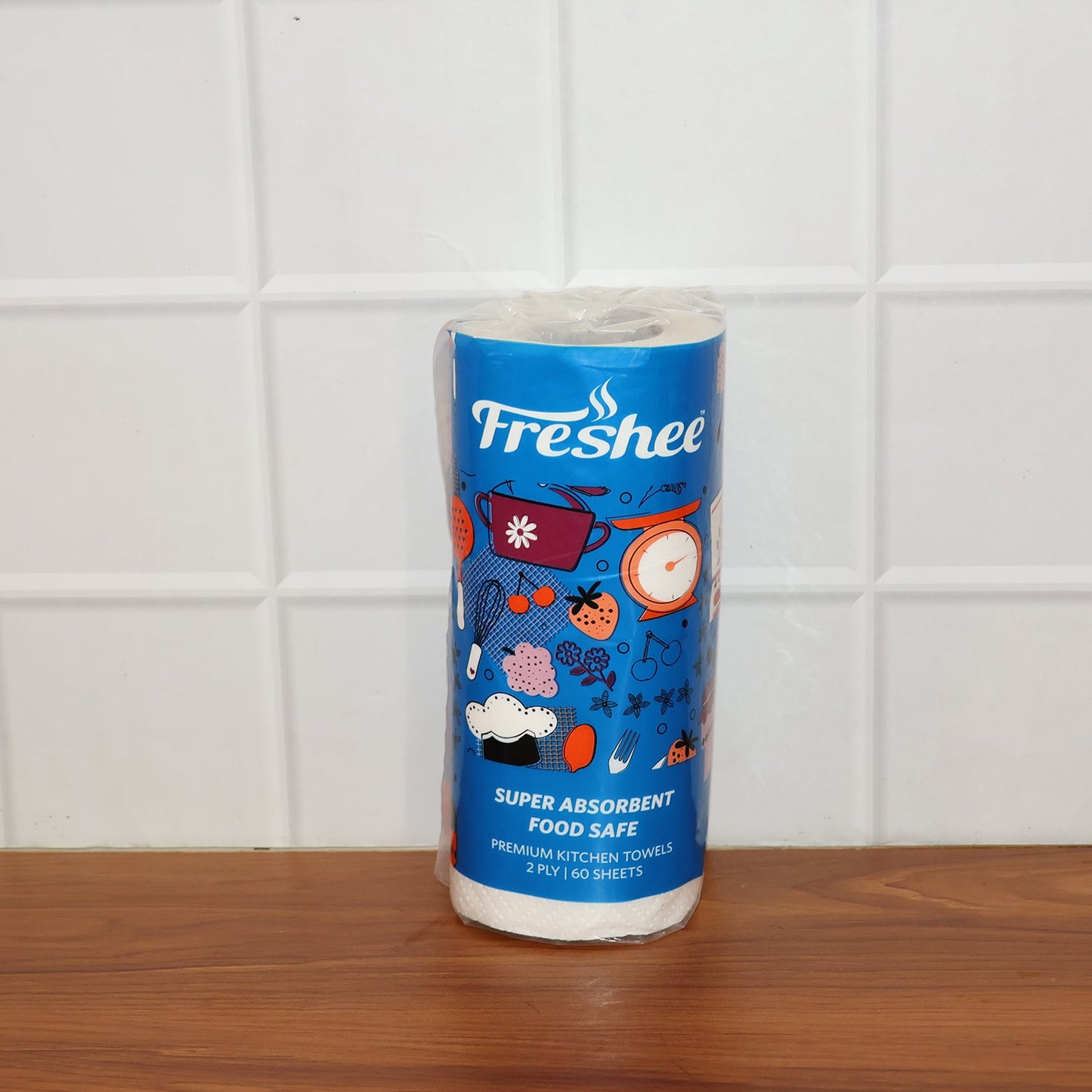 Kitchen Paper Towel Roll – 60 Super Absorbent Sheets - Detail 9