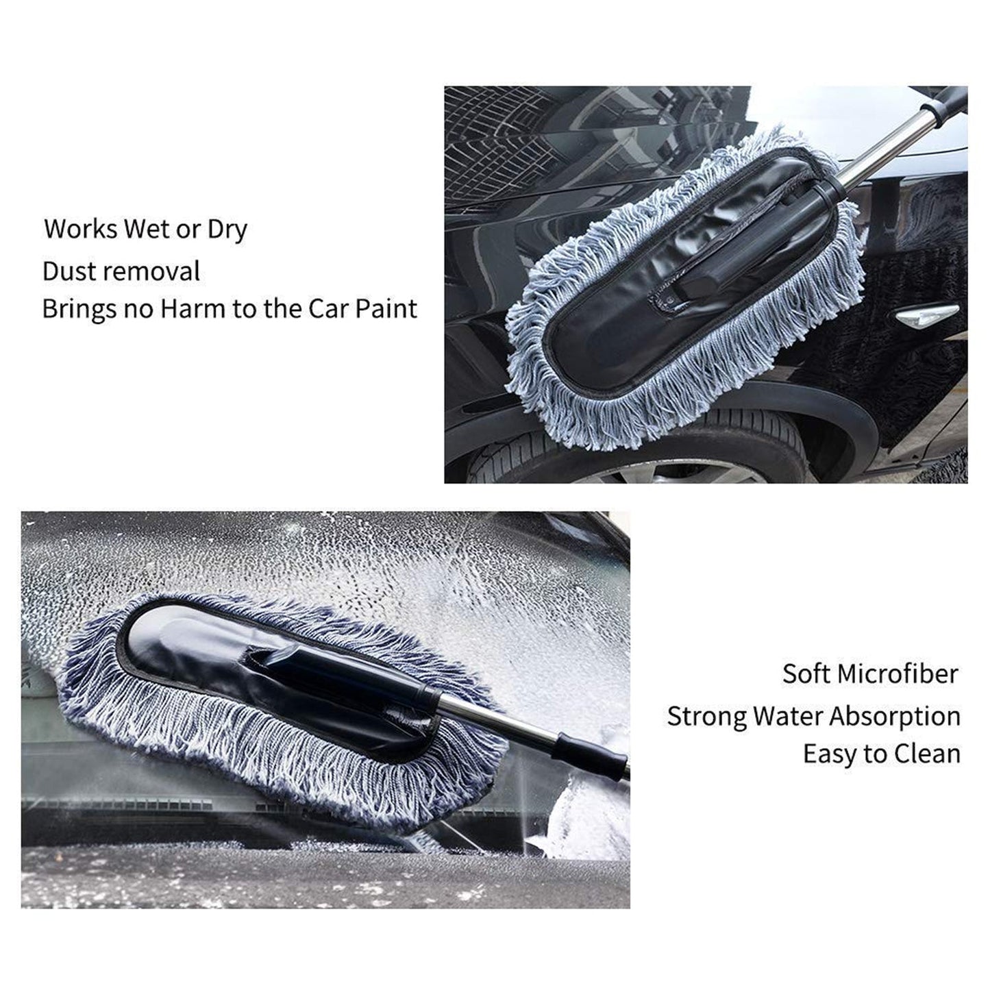 Car Duster – Retractable Handle Microfiber | ALVENZA - Detail 11
