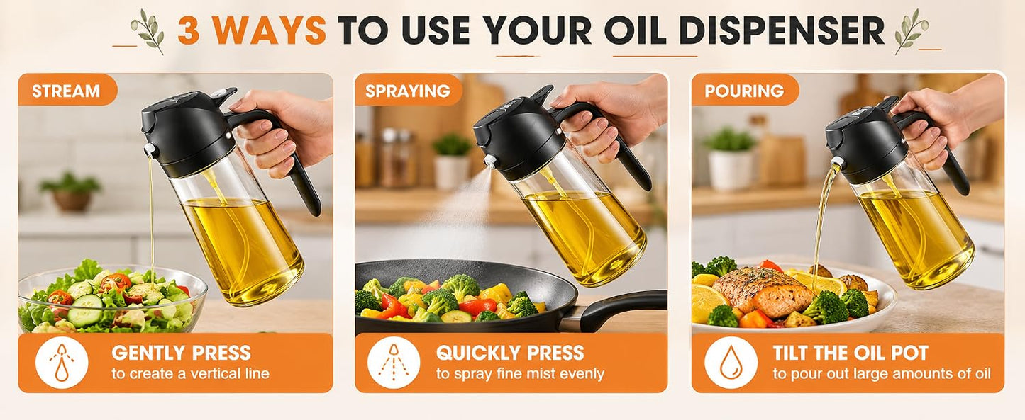 Healthy oil management helper for kitchen and outdoor grilling