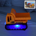 ALVENZA Dump Truck Toy for Kids – Self-Driving, Lights & Music | Little Blocks
