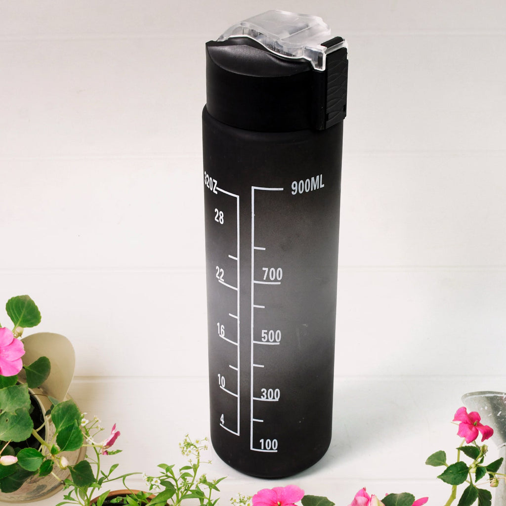 Motivational Water Bottle with Straw & Time Marker - Detail View 7