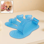 Pet Grooming Gloves Gentle & Effective Fur Removal and Massage - Side View