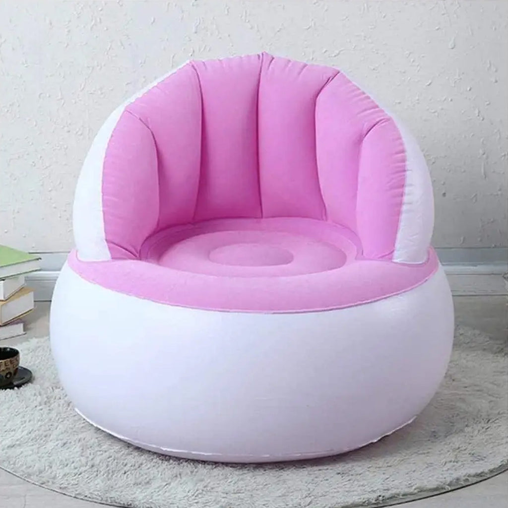 Kids Inflatable Sofa Chair With Foot Pump & Backrest | Play & Move