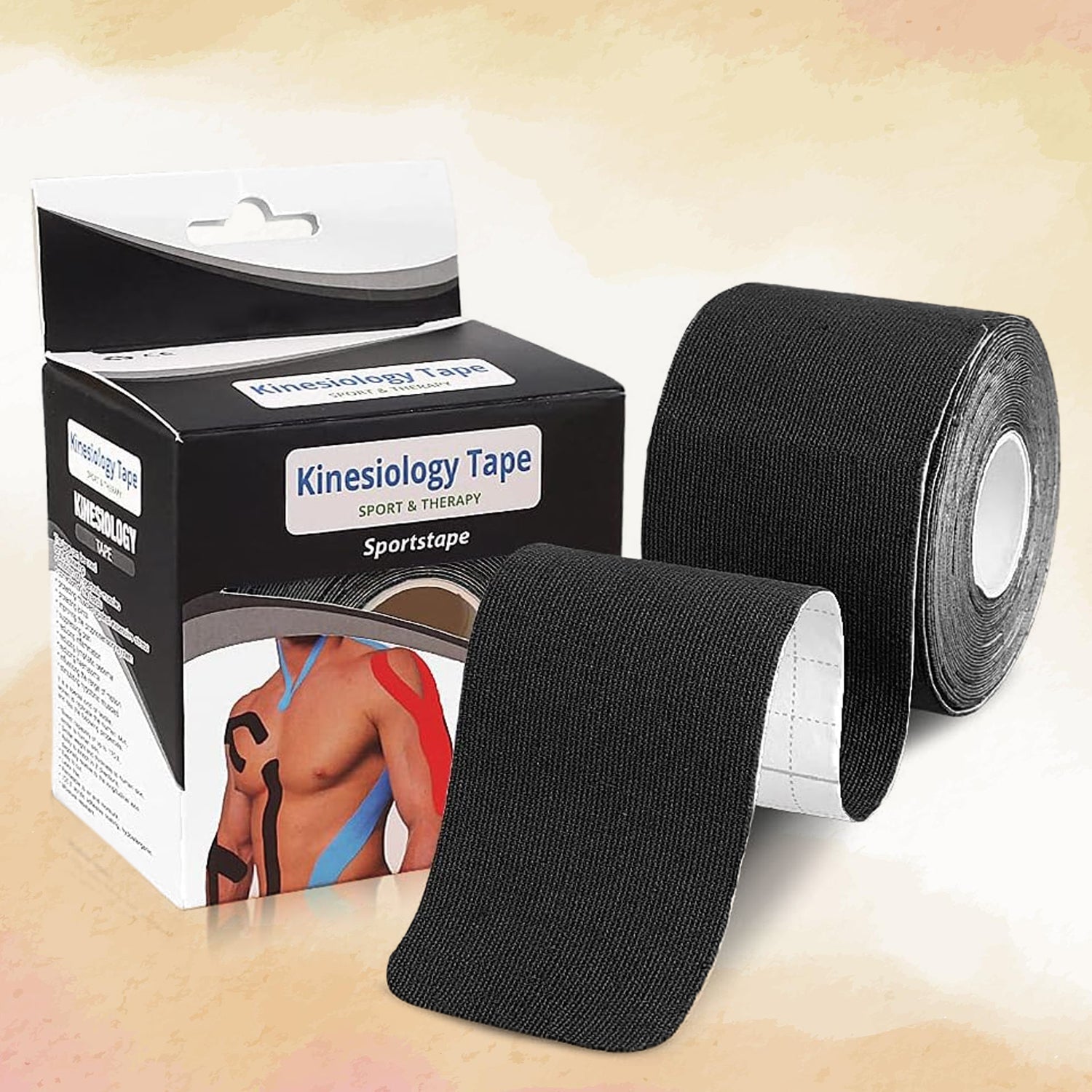 Kinesiology Tape – Muscle & Joint Support 5cm x 5m | FitFuzion India