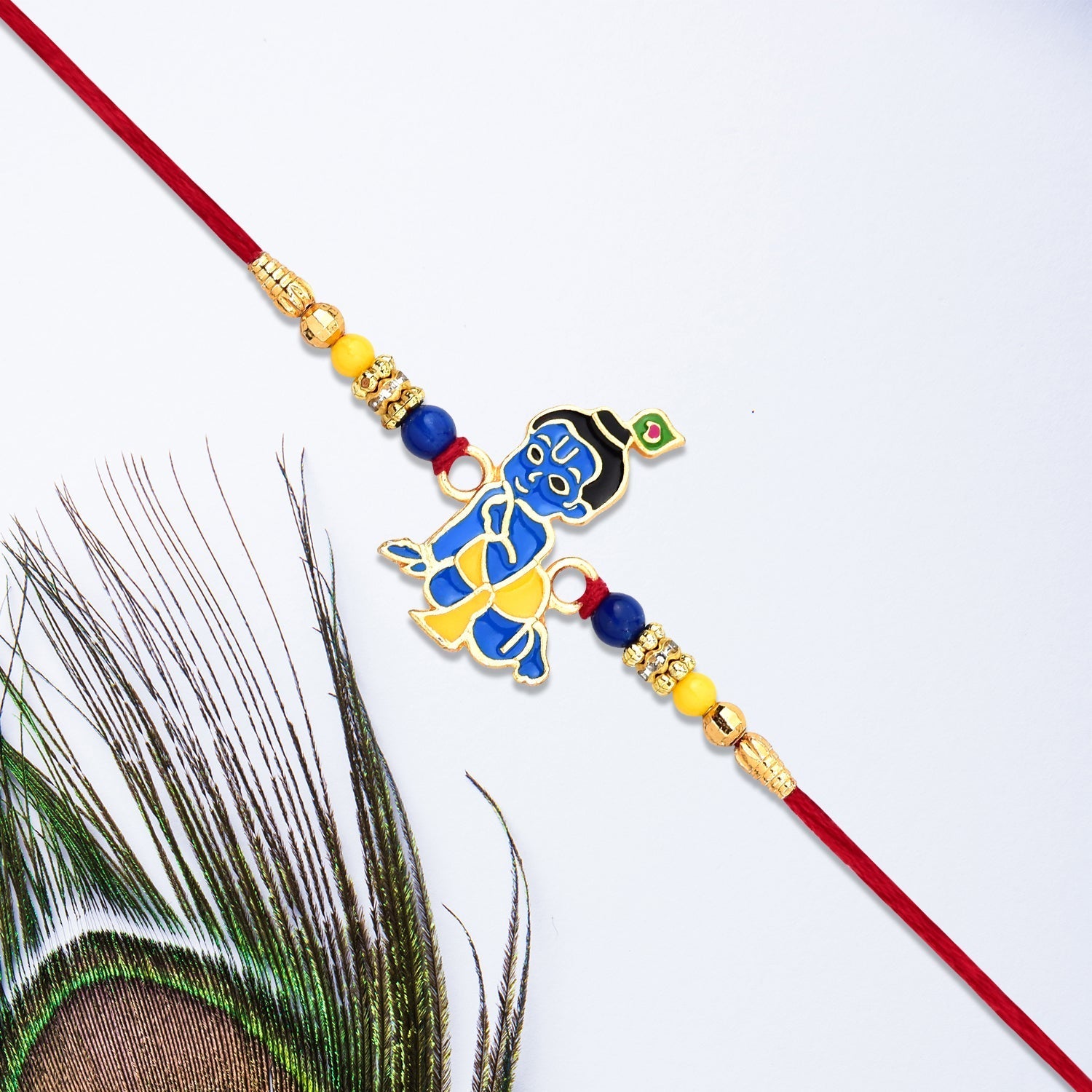 ALVENZA Bal Krishna Kids Rakhi – Cute & Divine Raksha Bandhan Gift