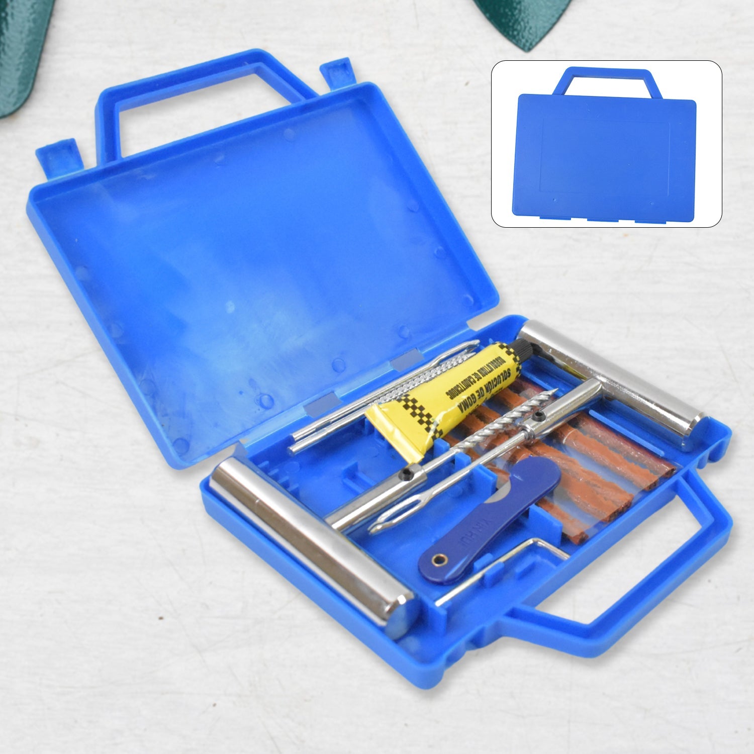 ALVENZA Tire Repair Kit – 13-Piece Portable Set | PowerPulse