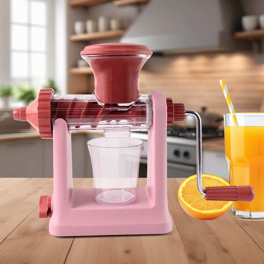 ALVENZA Manual Juicer with Vacuum Lock Base – Efficient Fruit & Vegetable Juicing