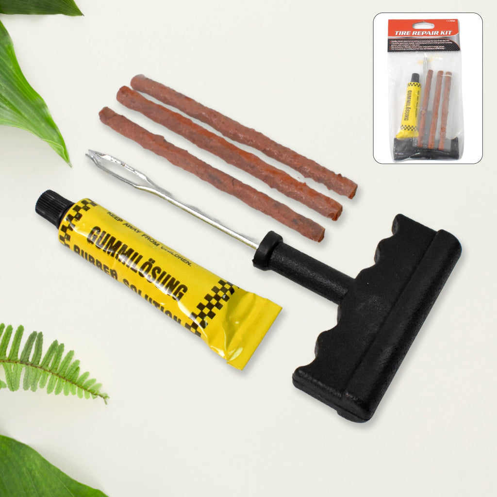 ALVENZA Tubeless Tyre Puncture Repair Kit – 5 Pc Emergency Set | Arrive Kit