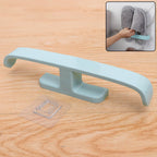 Self-Adhesive Towel Rack Damage-Free Bathroom Storage | Bathora - Side View