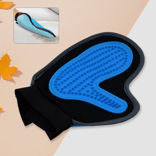 Pet Grooming Glove – Gentle Deshedding & Massage Tool for Pets