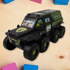 Military Toy Car 8-Wheel Plastic Army Vehicle - Detail View 6