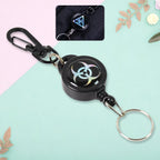Retractable Key Chain Anti-Lost Steel Wire Reel
