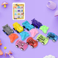 Pull Back Car Set 12 Mini Vehicle Toys for Kids | Aditi