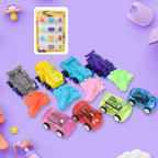 Pull Back Car Set 12 Mini Vehicle Toys for Kids | Aditi