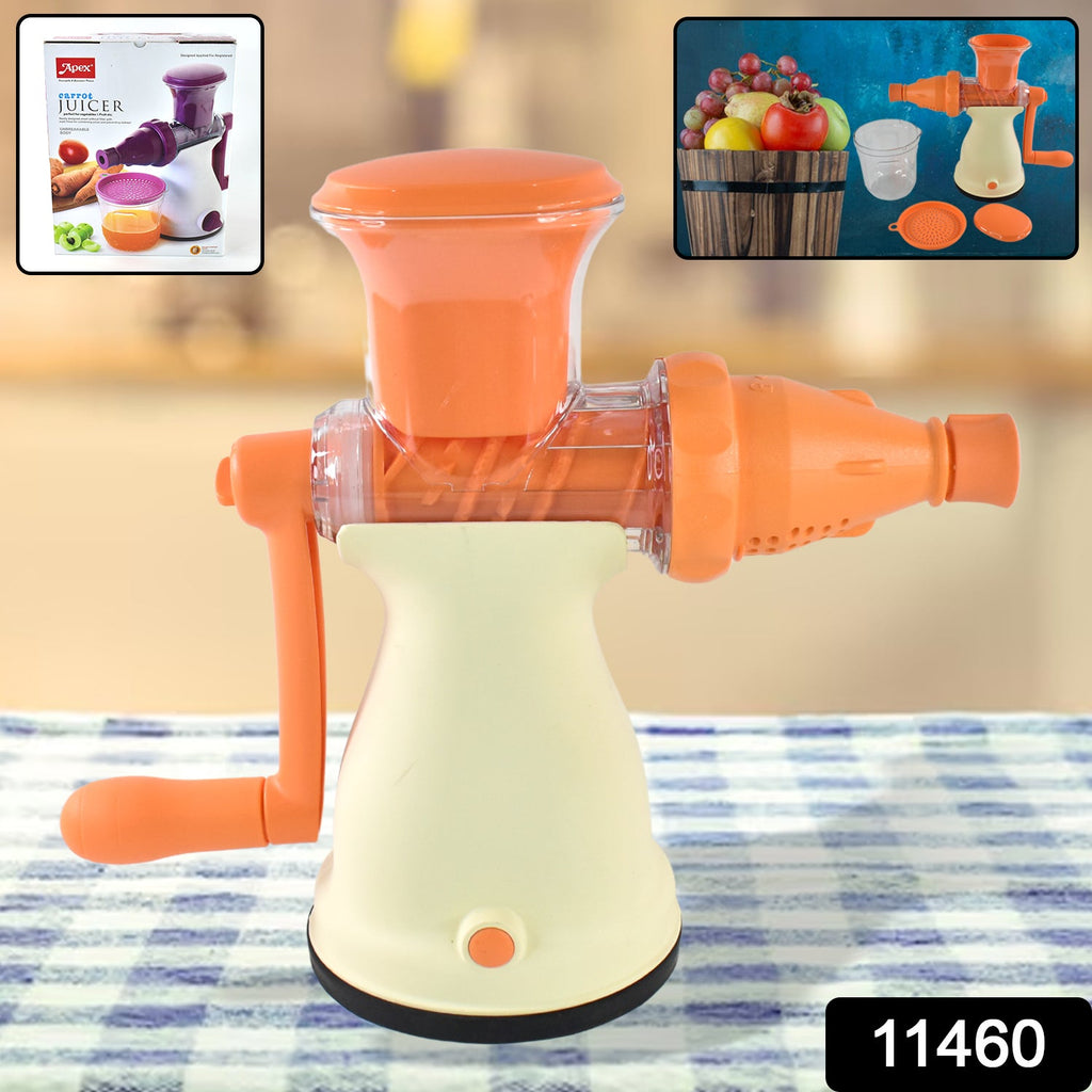 ALVENZA Manual Carrot Juicer – Heavy-Duty Vacuum Base for Easy Fresh Juice