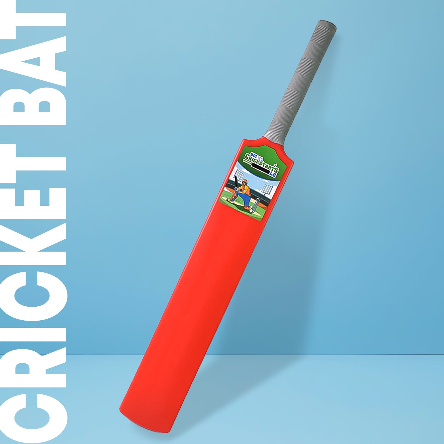 Plastic Cricket Bat for Kids Durable HDPE Play Bat | Aditi - Side View