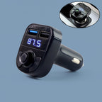 ALVENZA Car Bluetooth FM Transmitter – Dual USB Fast Charger | RaceVault