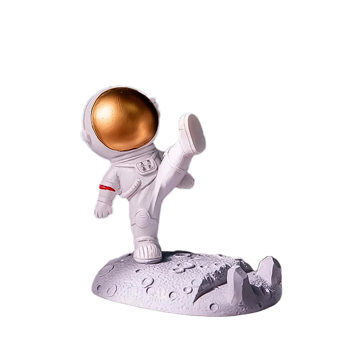 ALVENZA Astronaut Phone Holder – 3D Spaceman Design, Resin | PHOBIA