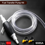 ALVENZA Fuel Transfer Pump – Portable Manual Siphon Kit for Liquids