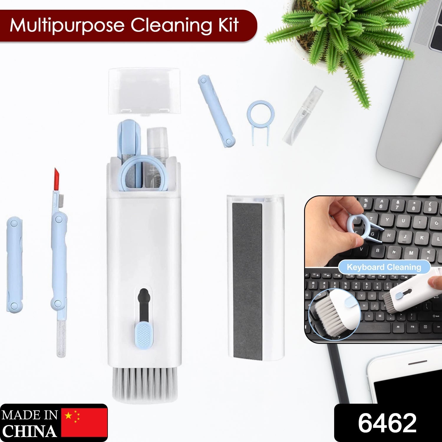 ALVENZA Electronic Cleaner Kit – 7-in-1 Multi-Device Cleaning Solution | Dustiva