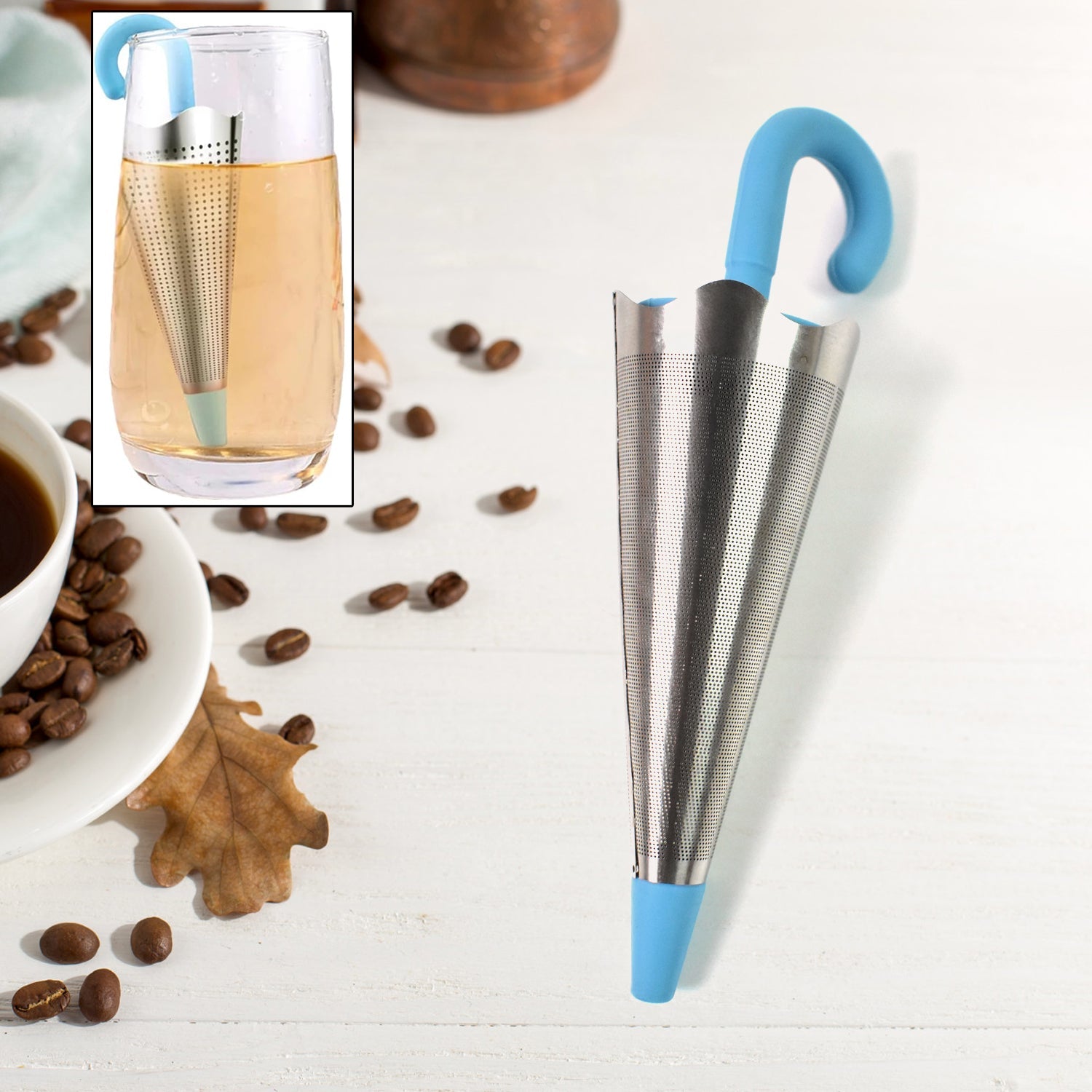 Umbrella Tea Strainer Cute Silicone Infuser for Loose Leaf | Siplix