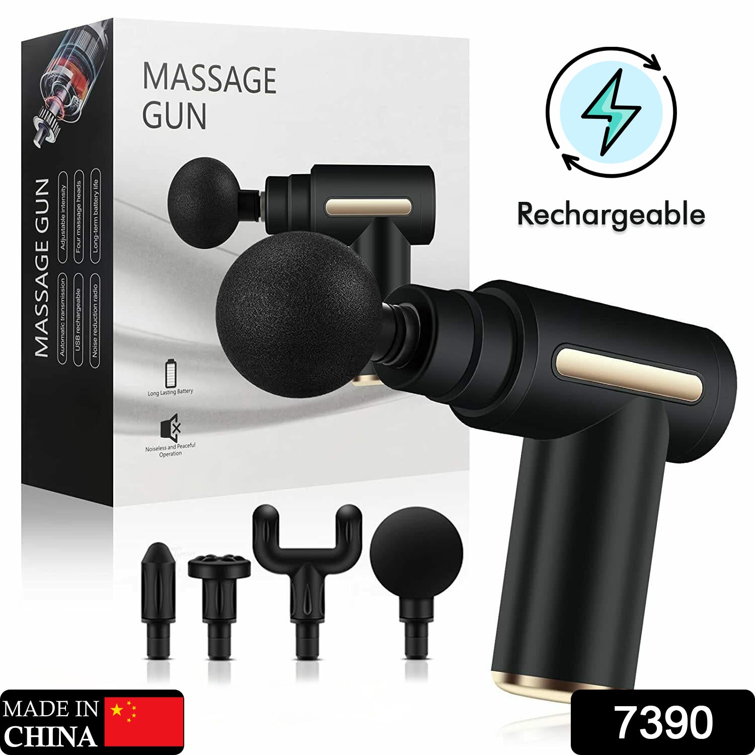 Deep Tissue Massager – Cordless for Muscle Pain Relief | VelvaBloom