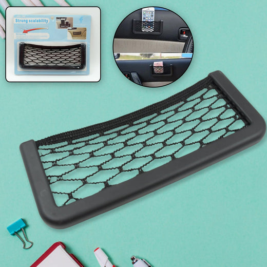Car Seat Organizer – Mesh Storage for Phone & Purse