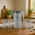 ALVENZA Crystal Premium Jug – 1500ml BPA-Free Unbreakable Set