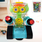 ALVENZA Transparent Gear Robot Car – Lights, Sound & Gears | Aditi