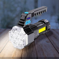 ALVENZA Rechargeable LED Flashlight – Portable 7-LED COB Torch | PHOBIA