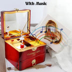 ALVENZA Ballerina Music Box – Hand Crank Piano & Storage | Deodap