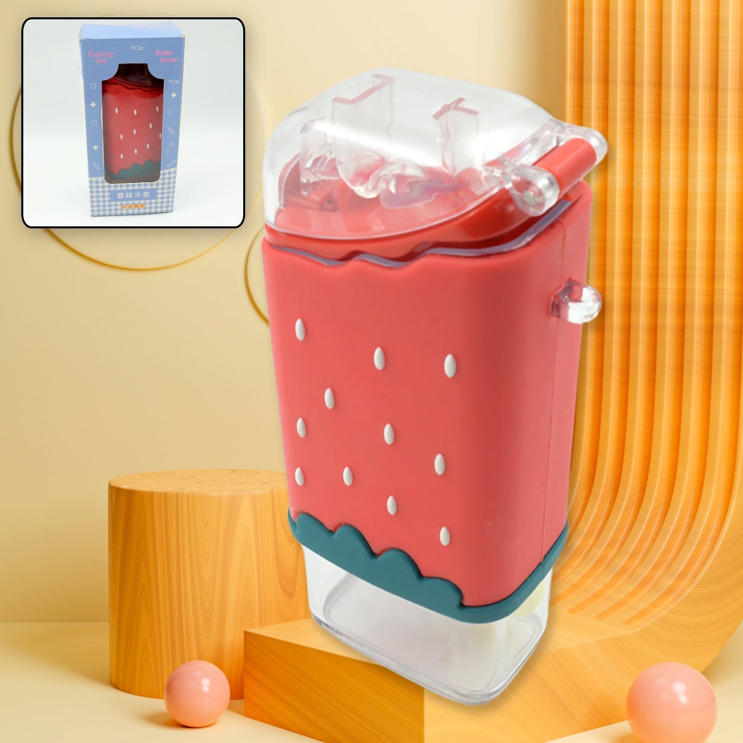 ALVENZA Ice Cream Water Bottle for Kids – 300ml Leakproof | Own Hydrate