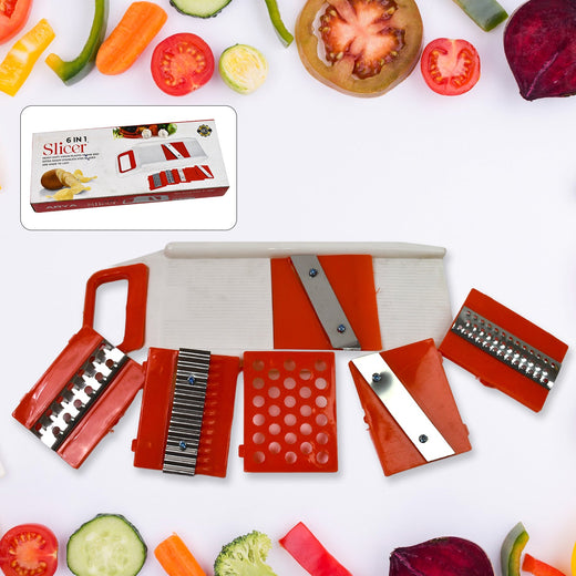 Vegetable Slicer – 6-in-1 Multi-Blade Cutter & Dicer | Quickslice