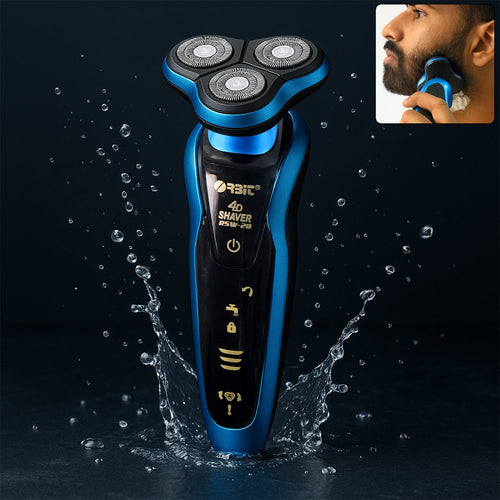 4D Rechargeable Electric Shaver Smooth Waterproof Grooming