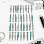 Plastic Cloth Pegs (36 Pcs) Multipurpose & Strong | BathNova