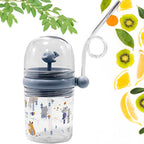 Whale Spray Sippy Cup Spill-Proof Fun for Toddlers | Feedora - Side View