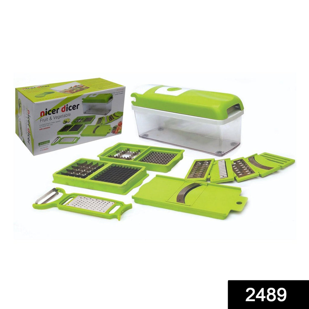 ALVENZA Manual Vegetable Slicer – 13-in-1 Multi-Cutter | Quickslice