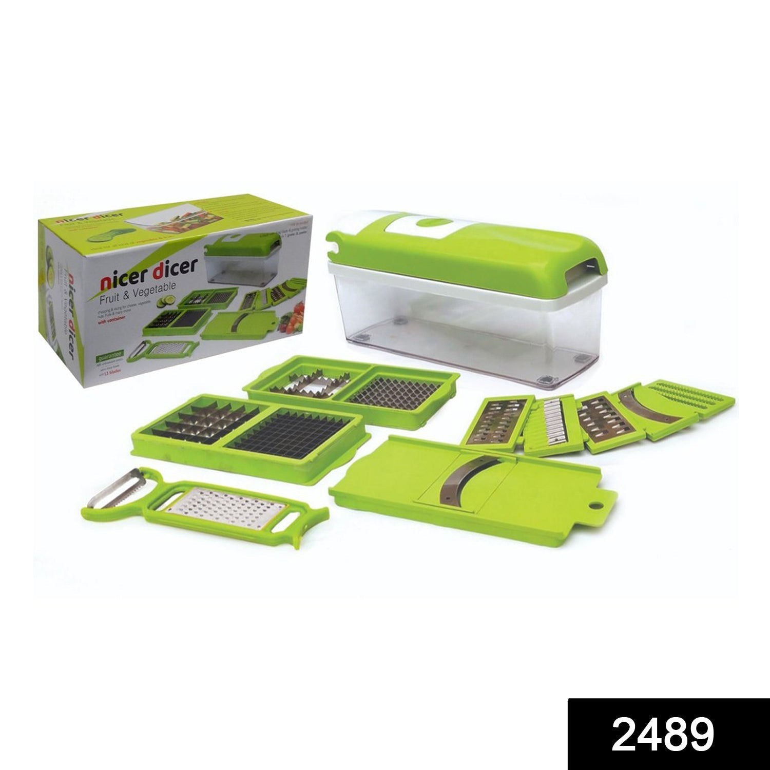 ALVENZA Manual Vegetable Slicer – 13-in-1 Multi-Cutter | Quickslice