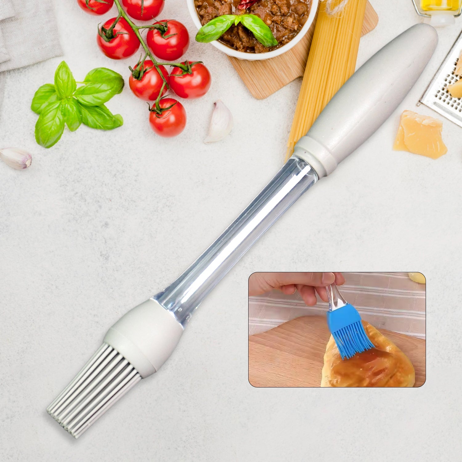 Silicone Oil Brush Easy Dispensing for Grilling & Baking