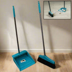 ALVENZA Long Handle Dustpan and Brush – Ergonomic Cleaning Set | VoltDesk