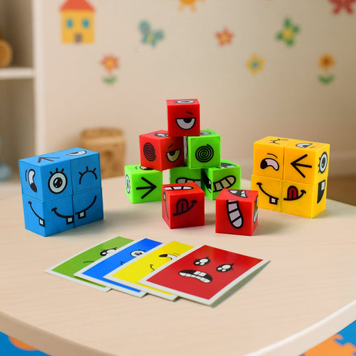 ALVENZA Educational Emotion Puzzle Cube – Develop Emotional Intelligence & Creativity