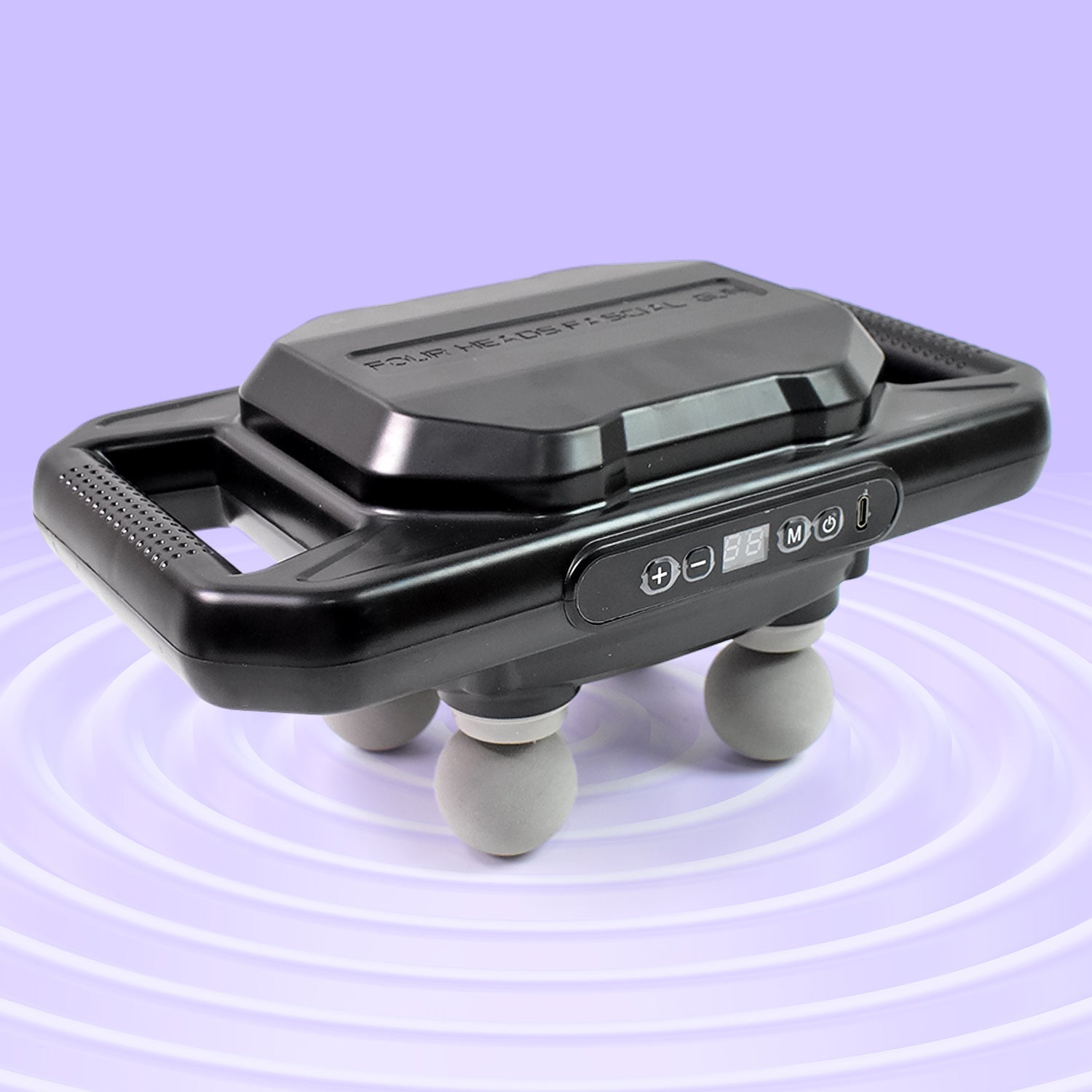 Deep Tissue Massage Gun – 4-Head Portable | Velvet Wellness