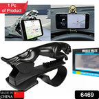 ALVENZA Car Phone Holder – Leopard Design, 360° Rotation Clip | PHOBIA