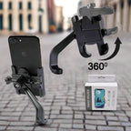 ALVENZA Bike Mobile Holder – 360° Metal Mount for Scooty | VelvaBloom