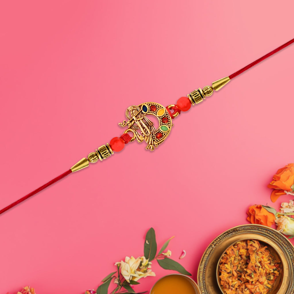 ALVENZA Lord Krishna Rakhi – Spiritual Protection for Brother