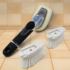 ALVENZA Soap Dispensing Dish Brush – Refillable Kitchen Scrubber | VelvetBubbles