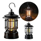 Rechargeable LED Camping Lantern Retro Dimmable Light | Garden Vera