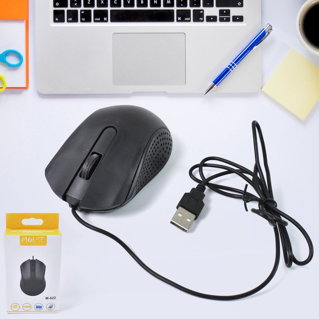 Wired Optical Mouse M-022, USB Connectivity | Compshop