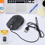Wired Optical Mouse M-022, USB Connectivity | Compshop