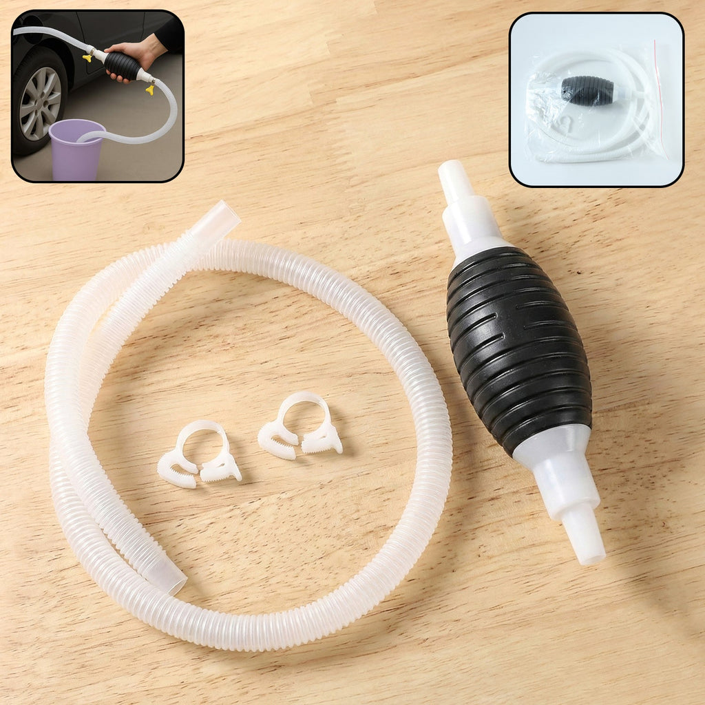 ALVENZA Manual Liquid Transfer Pump – Portable, Spill-Free Fuel & Water Pump